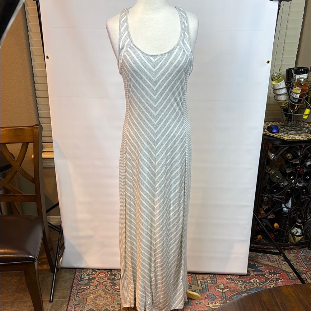 LC Lauren Conrad striped racerback Maxi Dress, NWT